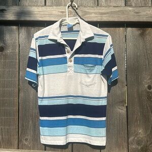 Vintage 1970s 1970s OP Ocean Pacific Sunwear Beach Polo Skate Shirt size S thin